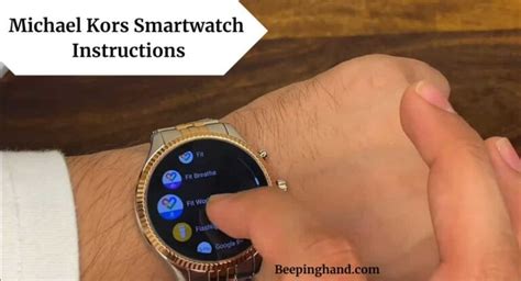 android wear apps michael kors|Michael Kors smart watch instructions.